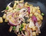 A picture of step 1 of Curd Poha Upma.