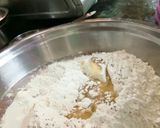 A picture of step 1 of Mung dal kachori.