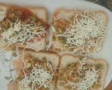 ब्रेड पीज़ा (Bread Pizza recipe in hindi) रेसिपी चरण 4 फोटो