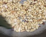 A picture of step 1 of Moongphali Chikki (peanut brittle).