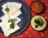A picture of step 7 of Neer dosa.