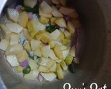 A picture of step 2 of Chow Chow Koottu Curry.