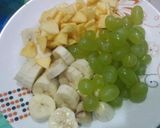 A picture of step 1 of Dry Fruit Chaat.