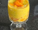 A picture of step 4 of Mango 🥭 Ice Apple (Tadgola) Basundi.