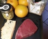 Foto del passaggio 1 della ricetta Filetto di tonno e pompelmo rosa
