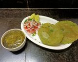 ग्रीन आलू करी और ग्रीन पूरी (Green aloo curry aur green puri recipe in hindi) रेसिपी चरण 5 फोटो