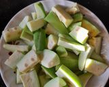 A picture of step 1 of Parwal Carrot Combo.