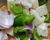 A picture of step 3 of Paneer tikka.