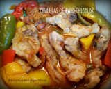 Foto del paso 7 de la receta: Chuletas de pavo tricolor