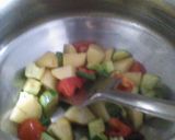 A picture of step 2 of Tehari rice.