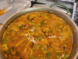 Paella de alitas y verduras