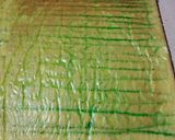 Foto langkah ke 5 dari resep 735. Bolu Gulung Pandan motif Huricane.