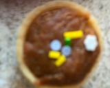 A picture of step 3 of Khajoor pastry.