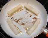 A picture of step 6 of Rice Paper wrapped Paneer Fingers.
