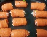 A picture of step 17 of Cheesy Beetroot khandvi roll.