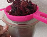 Foto del paso 1 de la receta: Mermelada de Jamaica Con flor de Jamaica cocida 🌺