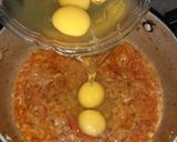 A picture of step 3 of Hyderabadi Khageena.