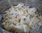Hình bước làm 1 của món Canh mít non chay