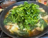 A picture of step 3 of Pork Belly Sinigang.