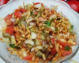 A picture of step 6 of Murmura Chaat.