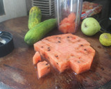 Foto del paso 2 de la receta: Ensalada líquida de sandía y pepino