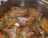A picture of step 5 of Golden Split Pea Soup.
