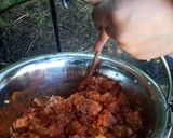 Marhapörkölt bográcsban recept fázis 3 fotója