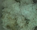 A picture of step 1 of Powder milk coconut flakes.