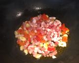 Foto del paso 7 de la receta: Repollo con patatas, bacon y chorizo