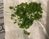 A picture of step 7 of Brown Rice with Vegetable Broth and Parsley.
