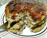Foto del paso 3 de la receta: Hotcakes veganos de bagazo de almendras, banana y avena 🥞 :)