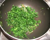 A picture of step 4 of Fenugreek creamy paneer or methi malai paneer.