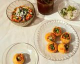 A picture of step 8 of Chaat Masala Golgappa.