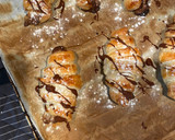 Foto del paso 4 de la receta: Croissant relleno de chocolate blanco y Oreo
