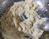 A picture of step 2 of Sattu laddu.