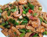 Foto langkah ke 4 dari resep Tumis tempe buncis udang.