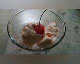 A picture of step 7 of Peach ice cream.