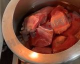 A picture of step 1 of Al rehman-beef Biryani.