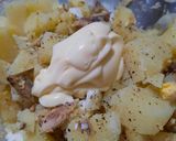 Foto del paso 5 de la receta: Ensalada en 5 pasos: sardinas, papa, huevo
