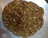 A picture of step 3 of Dry fruit Dates Modak.