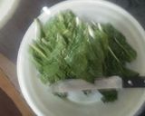 A picture of step 1 of Spinach saute.