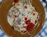 Foto langkah ke 3 dari resep Spaghetti saos keju jamur daging sapi makyus.