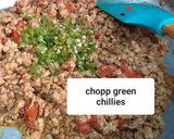 A picture of step 5 of Chicken mince kachori.