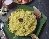 Caulipu Thengaipal sadam/ Cauliflower Rice in Coconut Milk recipe step 17 photo