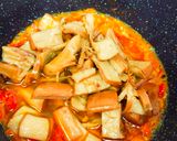 Gambar langkah 2 resipi Sotong Tin Masak Pedas.