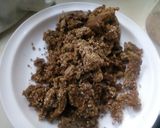 A picture of step 2 of Chocolate coconut balls.