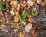 A picture of step 5 of Tasty kfc style chicken speghatti.
