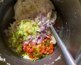 Veg sooji uttapam recipe step 3 photo