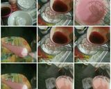 A picture of step 1 of Strawberry sweet jalebi.