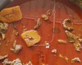 Gambar langkah 3 resipi Kari Daging.